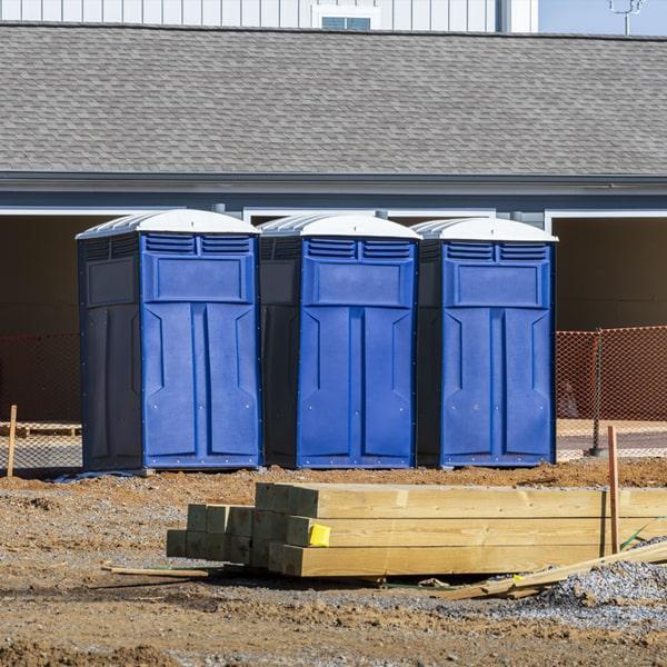 Heavy-duty construction site porta potty in Iron Mountain, Michigan
